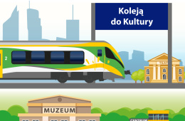 Grafika "Koleją do Kultury"